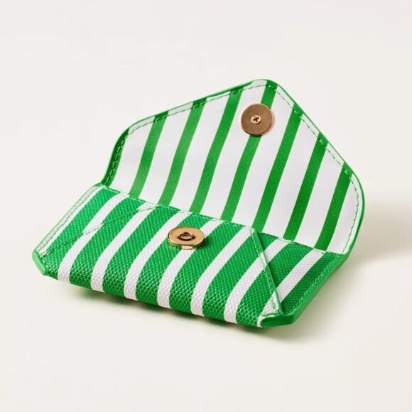 Stripe Envelope Card Case - kate spade new york x Target, Green/White - Picture 3 of 9